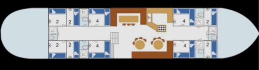 Sail Yacht Custom Klipper Alliantie Boot Grundriss