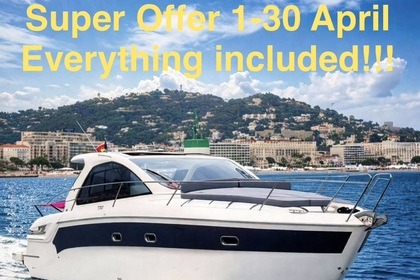 Hire Motorboat Super offer!!! Everything included skipper fuel Bavaria boat 13 meters from 2017! Cannes