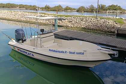 Miete Motorboot Polyform Triakis 21 Open T top Porto Tolle