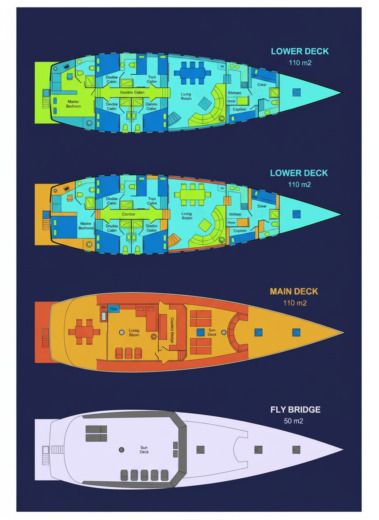 Gulet AGANTUR Ketch (Refit: 2021) boat plan