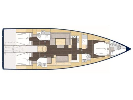 Sailboat Bavaria Bavaria Cruiser 57 Boat design plan