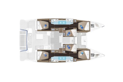 Noleggio Catamarano  Lagoon 51  A/C & GEN & WM Atene