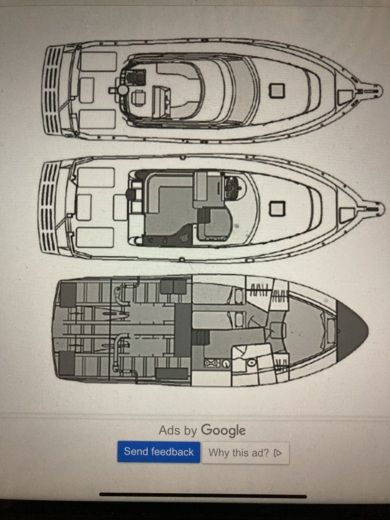 Motorboat Rodman 1250 Planta da embarcação