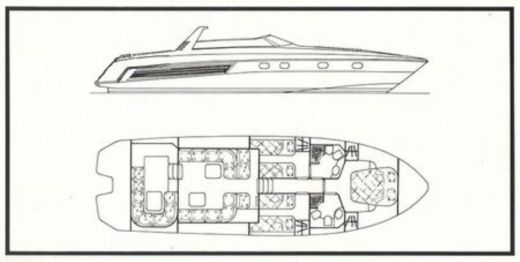Motorboat Raffaelli Mistral Boat design plan