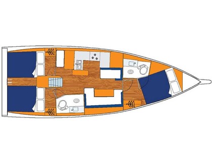 Verhuur Zeilboot  Sunsail 410 Lefkada