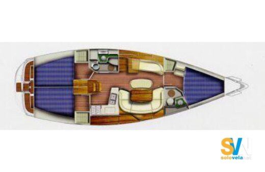 Sailboat Janneau Sun Odissey 40.3 boat plan