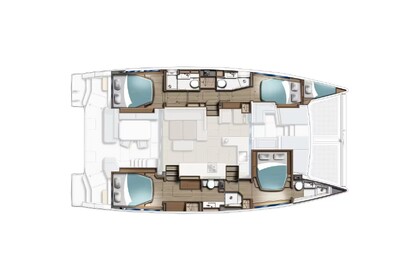 Charter Catamaran  Moorings 4600 - 4 Nassau