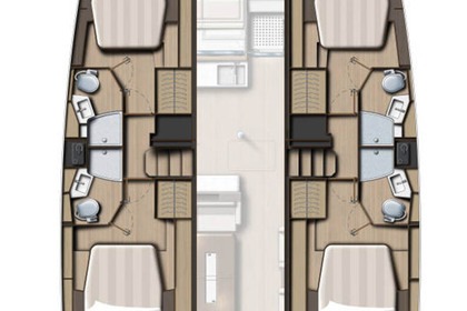 Charter Catamaran Catana Group Bali 4.4 - 4 + 1 cab. Marsh Harbour