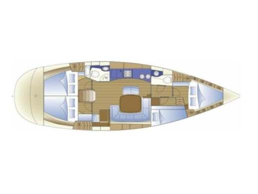 Sailboat Bavaria Bavaria Cruiser 44 boat plan