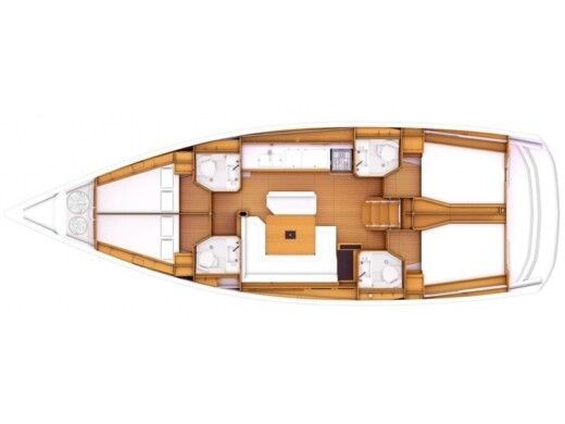 Sailboat  Sun Odyssey 479 Plan du bateau