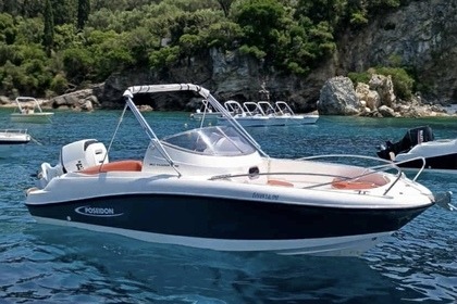 Rental Motorboat Poseidon Blue water 6.40 Palaiokastritsa