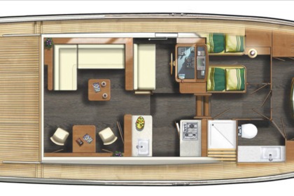 Miete Motorboot Linssen Grand Sturdy 40.0 Intero Sedan (NEW 2024) Sneek