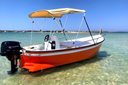Rental Boat without license  pierre mare gozzo 5 terre Formentera