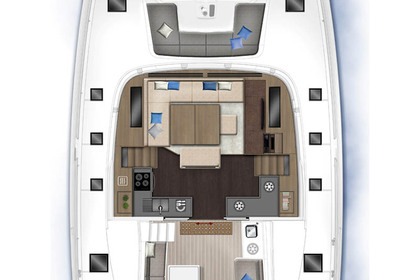 Charter Catamaran Lagoon-Bénéteau Lagoon 51 - 6 cab. Marsh Harbour