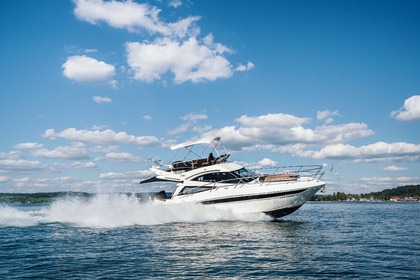 Rental Motorboat Galeon Yacht 340 Fly Konstanz