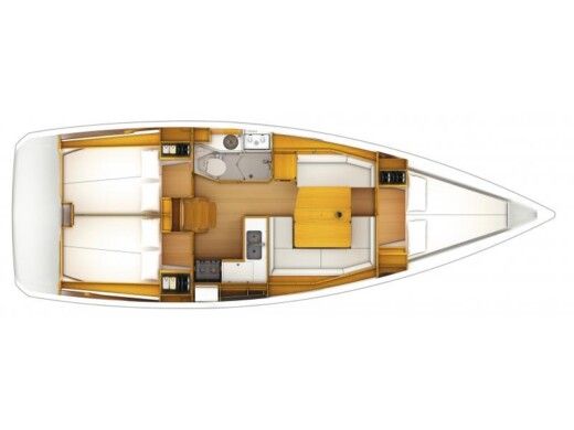 Sailboat  Sun Odyssey 379 Boat design plan