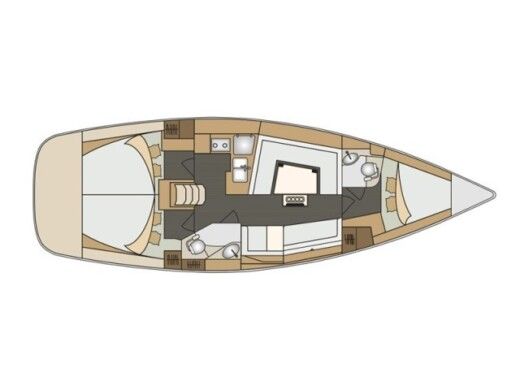 Sailboat Elan Impression 40 boat plan