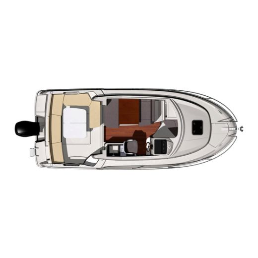 Motorboat Jeanneau Merry fisher 755 Boot Grundriss