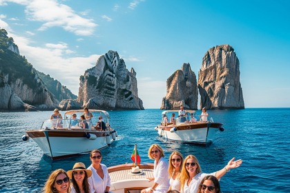 Rental RIB Capri Boat Tour Semi-Private with City Visit Amalfi
