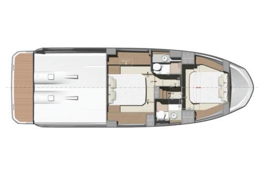 Motorboat Prestige Yachts Prestige 420S boat plan
