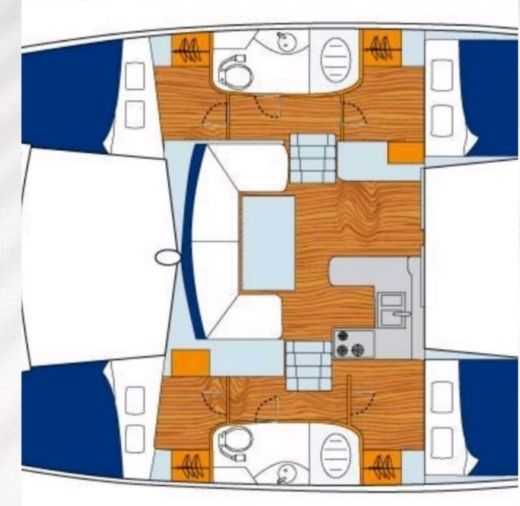 Catamaran Czech Rep 2010 Planimetria della barca