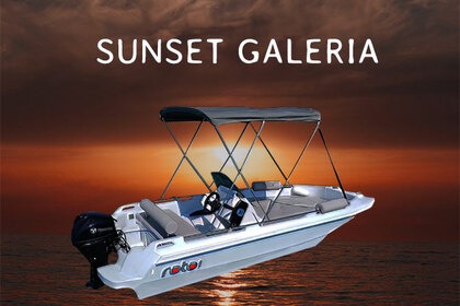 Hire Motorboat Sunset Couchez de soleil Galéria