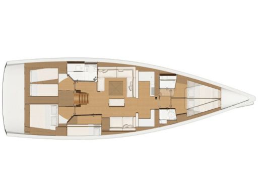 Sailboat Dufour Dufour 520 Grand Large boat plan
