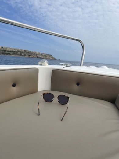 Rhodes Without license Boat “Eleni” Karel Paxos 170 alt tag text