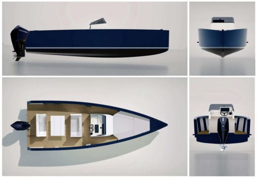Motorboat SMART BOAT SMART BOAT 23 Boot Grundriss