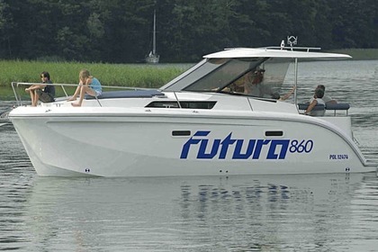 Charter Motorboat Futura 860 Gizycko