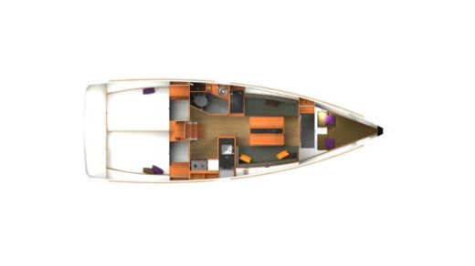 Sailboat Jeanneau SUN ODYSSEY 349 QR Boat design plan