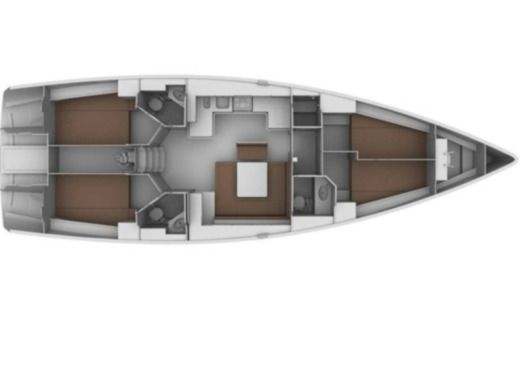 Sailboat BAVARIA 45 CRUISER boat plan
