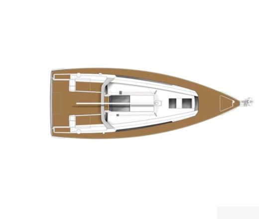 Sailboat Beneteau Oceanis 35 Boat layout