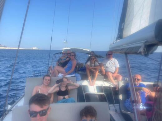 Ρόδος Sailboat RHODES BEAUTIFUL BAYS FULL DAY CRUISE Dromor - Venus 16 alt tag text