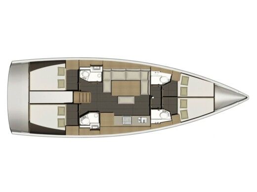 Sailboat  Dufour 460 Grand Large boat plan
