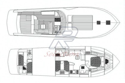 Noleggio Yacht a motore Rizzardi 50 top line Terracina