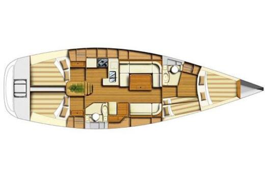 Sailboat Dufour Dufour 44 Performance Plan du bateau