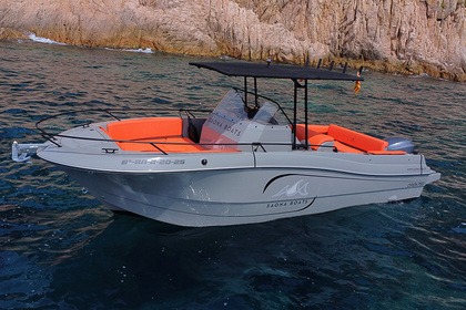 Miete Motorboot Pacific Craft Open 750 Black Edition Sant Feliu de Guíxols