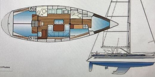 Sailboat Bavaria Bavaria 42 Cruiser boat plan