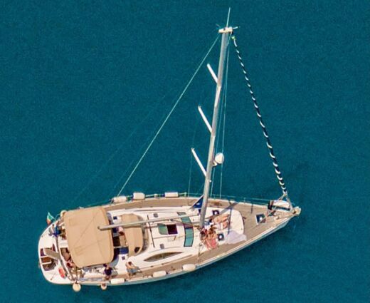 Sailboat Jeanneau Sun Odissey 54 DS Planimetria della barca