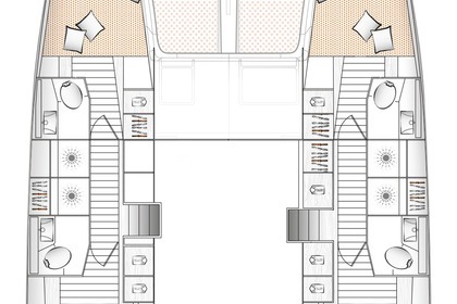 Aluguel Catamarã Excess Excess 14 - 4 + 2 cab. Skradin