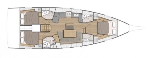 Sailboat Beneteau Oceanis 46.1 Boat design plan