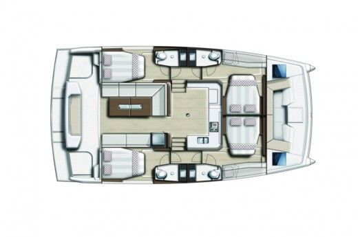 Catamaran Bali - Catana CATSPACE boat plan