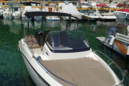 Miete Motorboot Quicksilver Activ 605 Sundeck Lloret de Mar