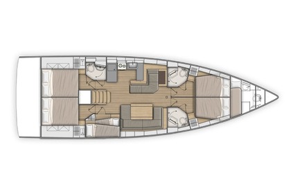 Ενοικίαση Ιστιοπλοϊκό σκάφος Beneteau Oceanis 51.1 Λευκάδα