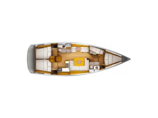 Sailboat Jeanneau Sun Odyssey 439 boat plan