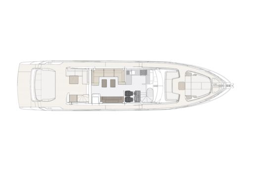 Motor Yacht Azimut S7 Plano del barco