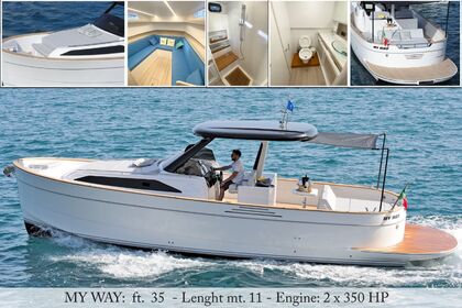 Rental Motorboat Apreamare Gozzo 35ft Amalfi