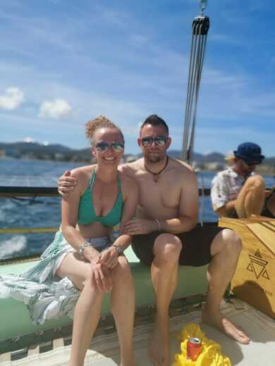 San Antonio Abad Catamaran LBV 33 FT alt tag text