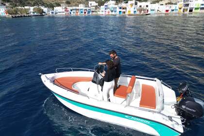 Miete Motorboot Poseidon Blu Water 170 Milos